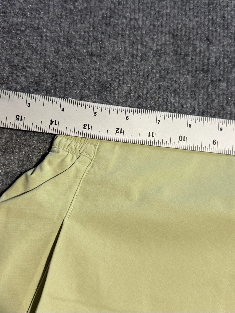 Light Yellow Circle Skirt with Elastic Waistband by